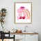 Stupell Industries Lips & Feminine Cherries Floating Frame, design by Ziwei Li